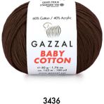 Gazzal Baby Cotton Amigurumi 50GR - Örgü Ipi - Koyu Kahve