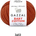 Gazzal Baby Cotton Amigurumi 50GR - Örgü Ipi - Koyu Kiremit