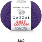 Gazzal Baby Cotton Amigurumi 50GR - Örgü Ipi - Mor