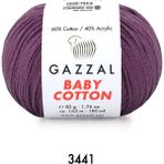 Gazzal Baby Cotton Amigurumi 50GR - Örgü Ipi - Mürdüm