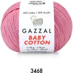 Gazzal Baby Cotton Amigurumi 50GR - Örgü Ipi - Pastel Pembe