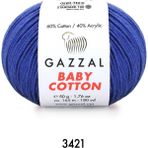 Gazzal Baby Cotton Amigurumi 50GR - Örgü Ipi - Saks Mavi