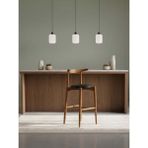 Gazzini Furniture Aarhus Iskandinav Ahşap Bar Sandalyesi - Ceviz