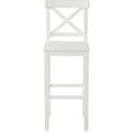 Gazzini Furniture Alaçatı Ahşap Bar Sandalyesi - Beyaz