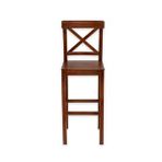 Gazzini Furniture Alaçatı Ahşap Bar Sandalyesi Çok Renkli