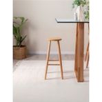 Gazzini Furniture Ashbourne Ahşap Bar Taburesi - Natural