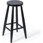 Gazzini Furniture Ashbourne Ahşap Bar Taburesi - Siyah