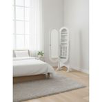 Gazzini Furniture Calista Boy Aynalı Ahşap Takı Dolabı - Beyaz