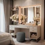 Gazzini Furniture Diana Slim Line Luxury Puf, Silindir Çok Renkli