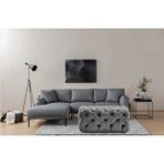 Gazzini Furniture Gazzini Classic Orta Puf, Kare Çok Renkli