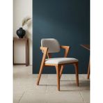 Gazzini Furniture Izabel Masif Ahşap Iskandinav Sandalye - Natural