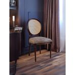 Gazzini Furniture Madalyon Hazeranlı Ahşap Sandalye - Ceviz