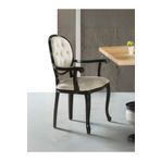 Gazzini Furniture Madalyon Kolçaklı Kapitoneli Sandalye
