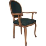 Gazzini Furniture Madalyon Kolçaklı Sandalye - Ceviz