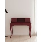 Gazzini Furniture Regis Rustik Still Raflı Ahşap Çalışma Masası 70X110 - 110x70 - Bordo