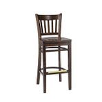 Gazzini Furniture Roma Ahşap Bar Sandalyesi Çok Renkli