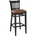 Gazzini Furniture Roma Siyah Bej Bar Sandalyesi