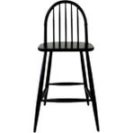 Gazzini Furniture Rustica Ahşap Siyah Bar Sandalyesi