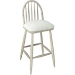 Gazzini Furniture Rustica Iskandinav Bar Sandalyesi - Beyaz
