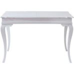 Gazzini Furniture Rustik Açılır Yemek Masası 80X120 - Beyaz - 120 x 80