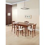Gazzini Furniture Rustik Açılır Yemek Masası 80x120 Ceviz