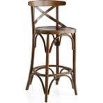 Gazzini Furniture Thonet Ahşap Ceviz Bar Sandalyesi