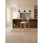 Gazzini Furniture Venosa Ahşap Bar Sandalyesi - Natural
