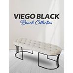 Gazzini Furniture Viego Siyah Bench Puf Çok Renkli