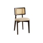 Gazzini Furniture Zeus Bambu Hasırlı Ahşap Bohem Sandalye
