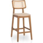Gazzini Furniture Zeus Hazeranlı Siyah Antrasit Bar Sandalyesi