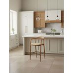 Gazzini Furniture Zodiac Ahşap Bar Sandalyesi - Natural - Krem