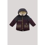GB Baby Bg Store Erkek Bebek Gri Kapüşonlu Mont Uzun Kol Slim Fit Günlük Kullanım İçin - 18 Yaş