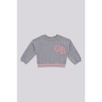 GB Baby BG Store Kız Bebek Gri Sweatshirt