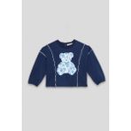 GB Baby Bg Store Kız Bebek Lacivert Sweatshirt - 2 Yaş