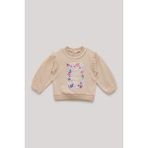 GB Baby Bg Store Kız Bebek Somon Sweatshirt - 6 Ay