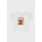 Gb Baby Layette Kız Bebek Ekru T-Shirt - 1 Yaş