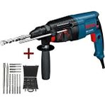 Gbh 2-26 Dre Profesyonel Kırıcı-delici Matkap 800w + Bosch Sds-plus Matkap Ucu Ve Keski Seti 11'li