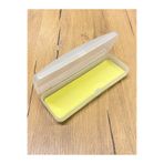 GBN Numaralı Gözlük Kılıfı Çizilme Önleyici Gözlük Kabı Kurum Gözlük Kılıfı Sarı 14x4 Cm
