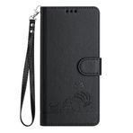 GBWQPLJV Manyetik Kapaklı Kılıf Düşmeye Karşı Koruma Kılıfı Nokia C01 C1 2nd Edition Plus C01Plus Telefon Kılıfı Hırsızlığa Karşı Fırça Kart Yuvaları ile Uyumlu Moda Muhafaza (Siyah, Nokia C1 2. Baskı)