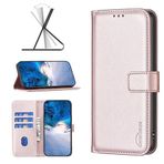 GBWQPLJV Manyetik Tokalı Kapaklı Kılıf Moda Telefon Kılıfı Infinix Hot 40 40i Pro Hot40 X6836 Telefon Kılıfı Tutucu Düşmeye Karşı Takılabilir Kart Telefon Kılıfı (Gül Altın, Sıcak 40/40 Pro)