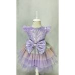 GÇ Kids Kız Çocuk Lila Pul Hayal Tül Unicorn Elbise - 3 Yaş
