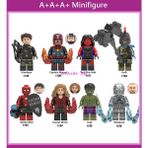 Gc Minifigures X0244 Avengers Süper Kahraman Hulk Scarlet Witch Hawkeye Örümcek Adam Yapı Taşları Oyuncaklar 颜色 (Yurt Dışından) - Parçalı Setler