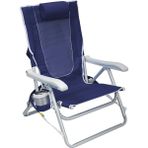 Gci Outdoor Backpack Beach Chair™ 4 Kademeli Katlanır Plaj Sandalyesi - Açık Beyaz
