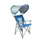 Gci Outdoor Sunshade Captain's Chair Güneşlikli Katlanır Plaj Sandalyesi 001 mavi
