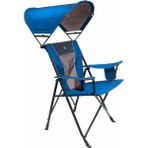 Gci Outdoor Sunshade Comfort Pro Şemsiyeli Gölgelikli Kamp ve Plaj Sandalyesi - Açık Beyaz