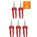 GCN Bağ Makası Bitki Çiçek Narenciye Üzüm Budama Makası 19 Cm( 5 Adet)