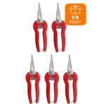 Gcn Bağ Makası Bitki Çiçek Narenciye Üzüm Budama Makası 19 Cm 5