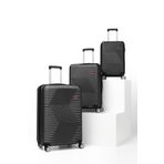 G&d Polo Suitcase Abs 3'lü Siyah Lüx Valiz Seyahat Seti 600.01-set