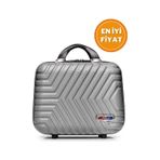 G&D Polo Suitcase Abs Seyahat Makyaj Çantası gumus