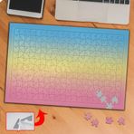 GD10 Degrade Gradyan Pembe Mavi 240 Parça Puzzle Yapboz Tablo